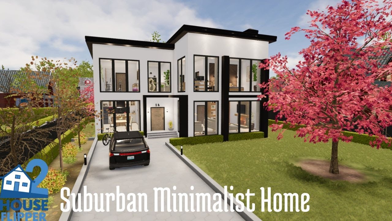 HOUSE FLIPPER 2 / Suburban Minimalist Home / Speed build