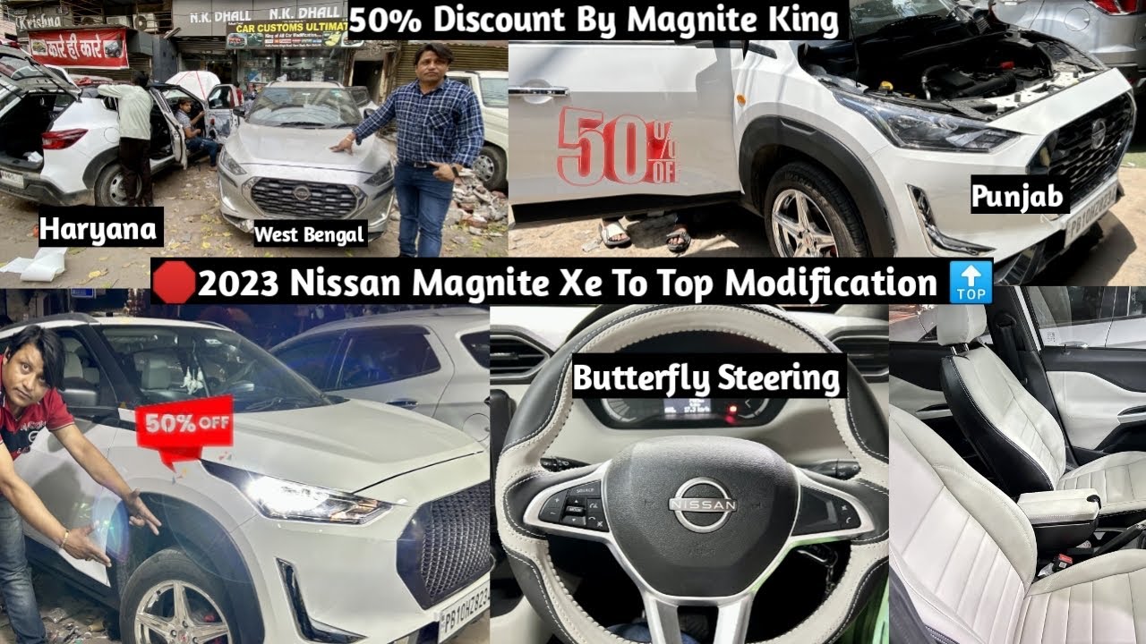 💥 2023 Nissan Magnite Xe Modified🔥Magnite Modified🔥 Magnite Modification🔥 Magnite Xe to top