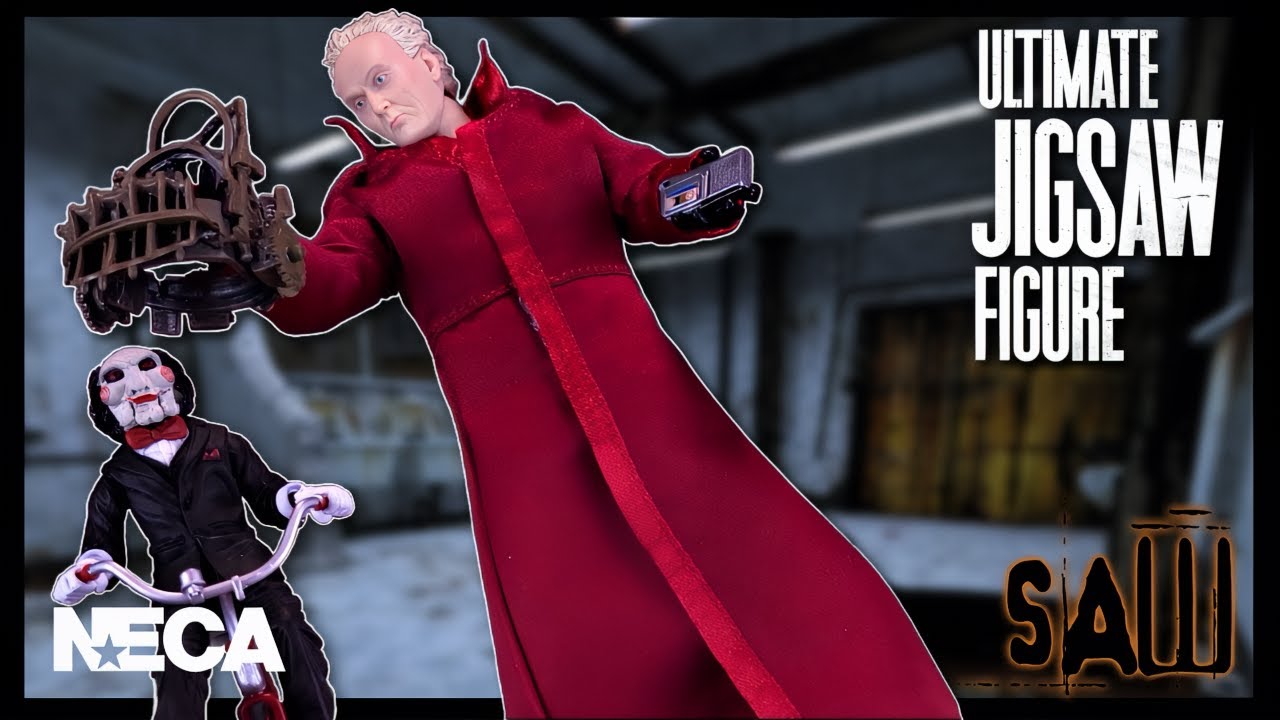 Фигурка-пазл NECA SAW Ultimate в красном одеянии | @TheReviewSpot