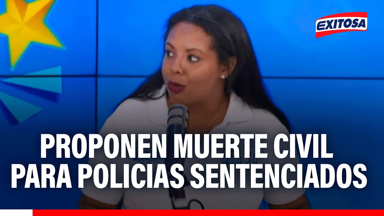 🔴🔵 Candidata Belén Ramírez propone muerte civil para policías con sentencia