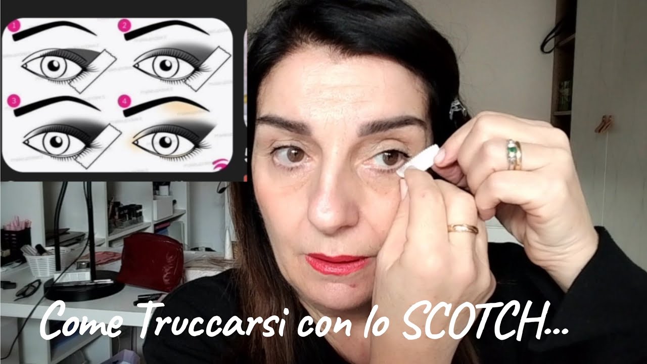 COME TRUCCARSI CON LO SCOTCH. (Per una Sfumatura perfetta!) ⭐️