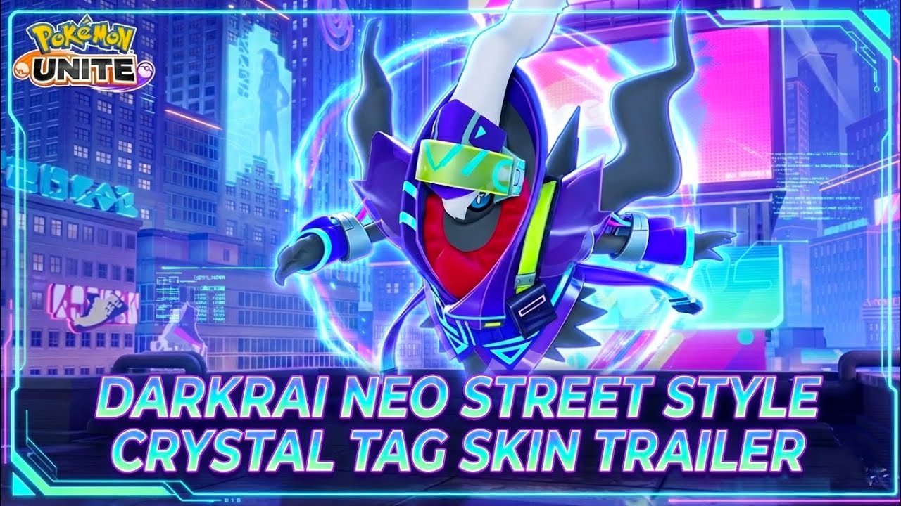 Darkrai New Treasure Chest Skin is Very Cool - Pokémon Unite 😎👾