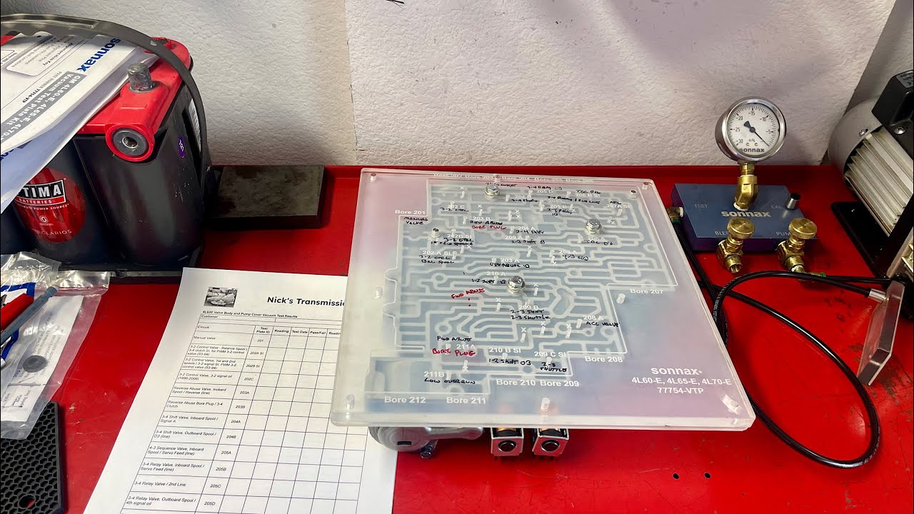 GM 4L60E Valve Body, Pump Testing and Repair - 1995 Unit