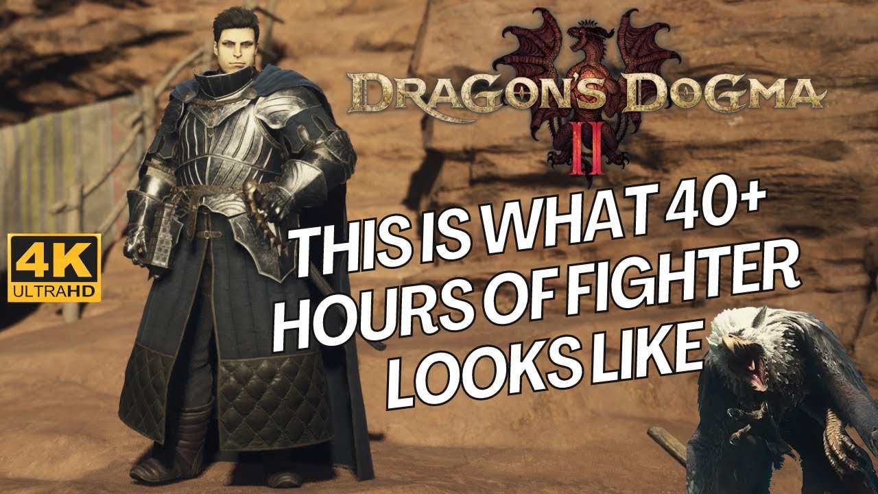 40 hours into DRAGON'S DOGMA 2 || Intense Fighter Gameplay || 4K ULTRA HD PC  || No Commentary