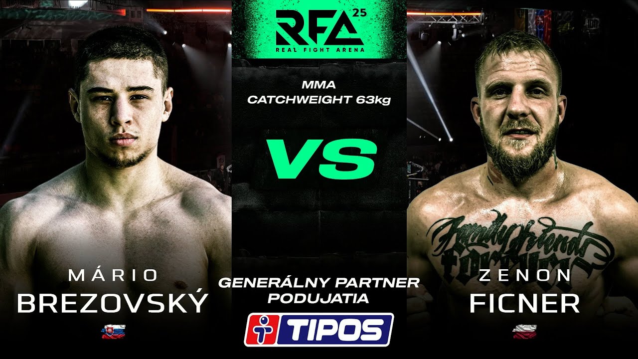 M&aacute;rio BREZOVSK&Yacute; VS Zenon FICNER (MMA) | RFA 25 ŽILINA