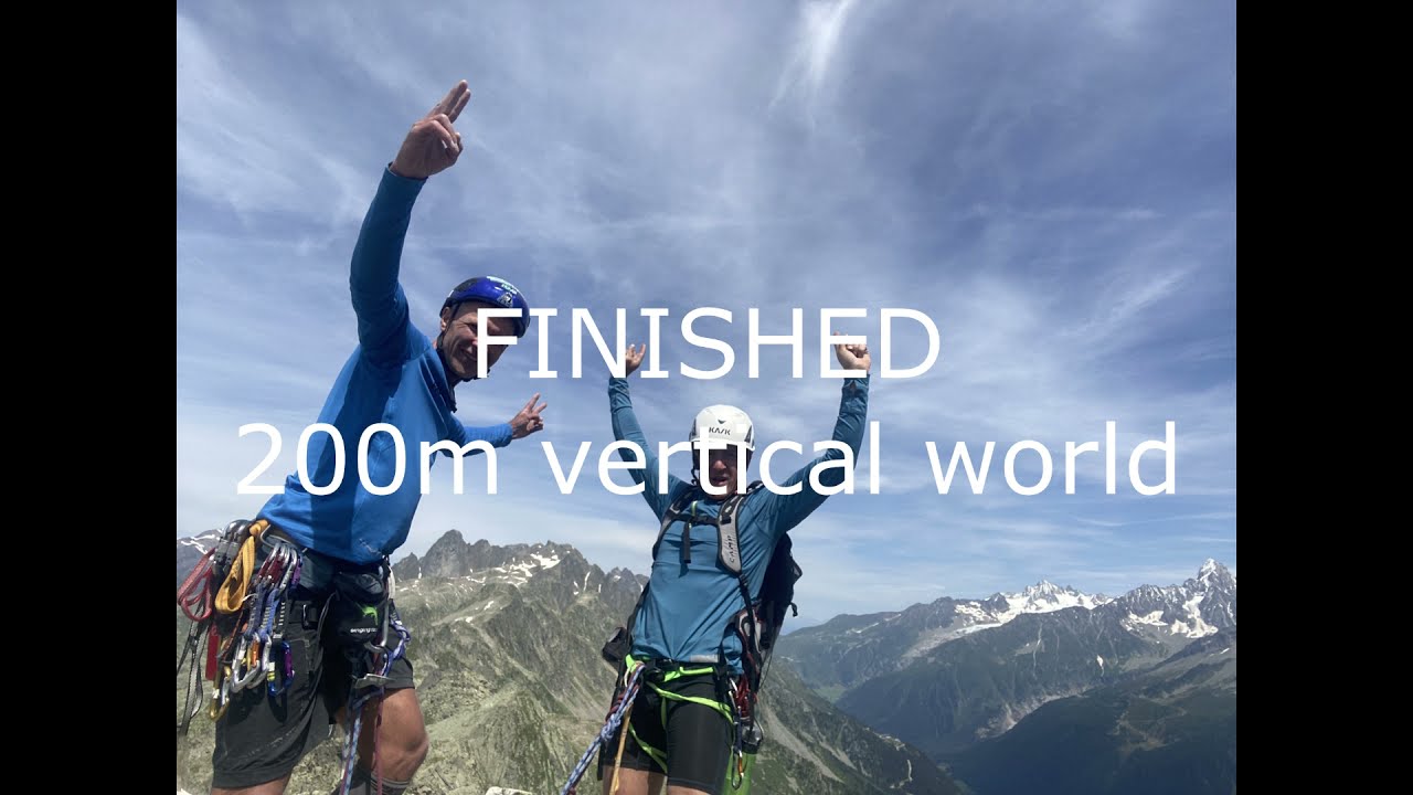 Brévent : Voie Frison-Roche 200m of vertical world, 6a TD-