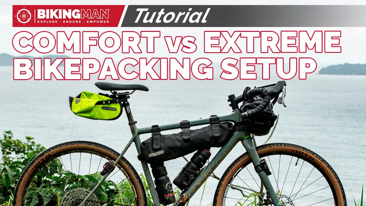 Comfort VS Extreme bikepacking setup with 