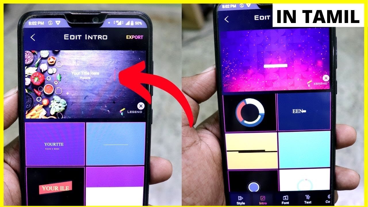 Best INTRO Maker App in Tamil | best intro maker app for android