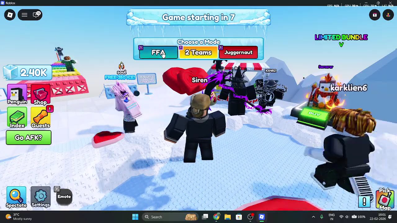 Playing Roblox Knockout (SUPER RAGEBAITING)