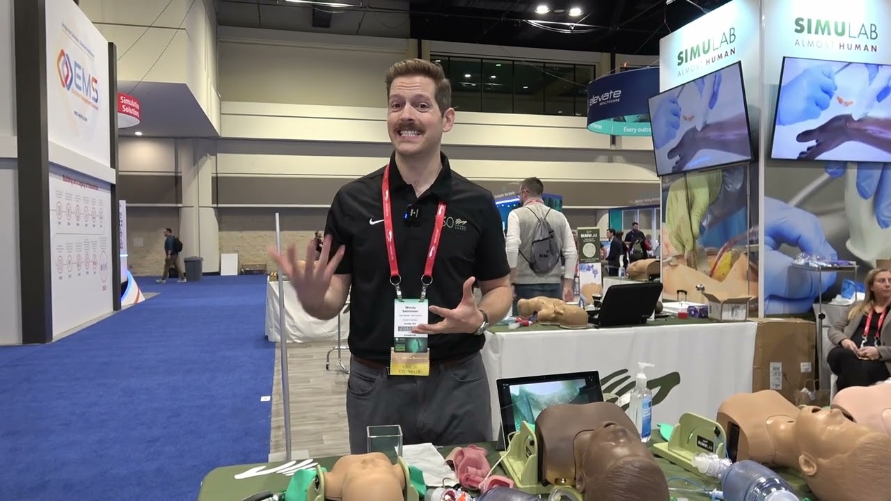 Демонстрация Simulab из выставочного зала IMSH 2025 от HealthySimulation.com