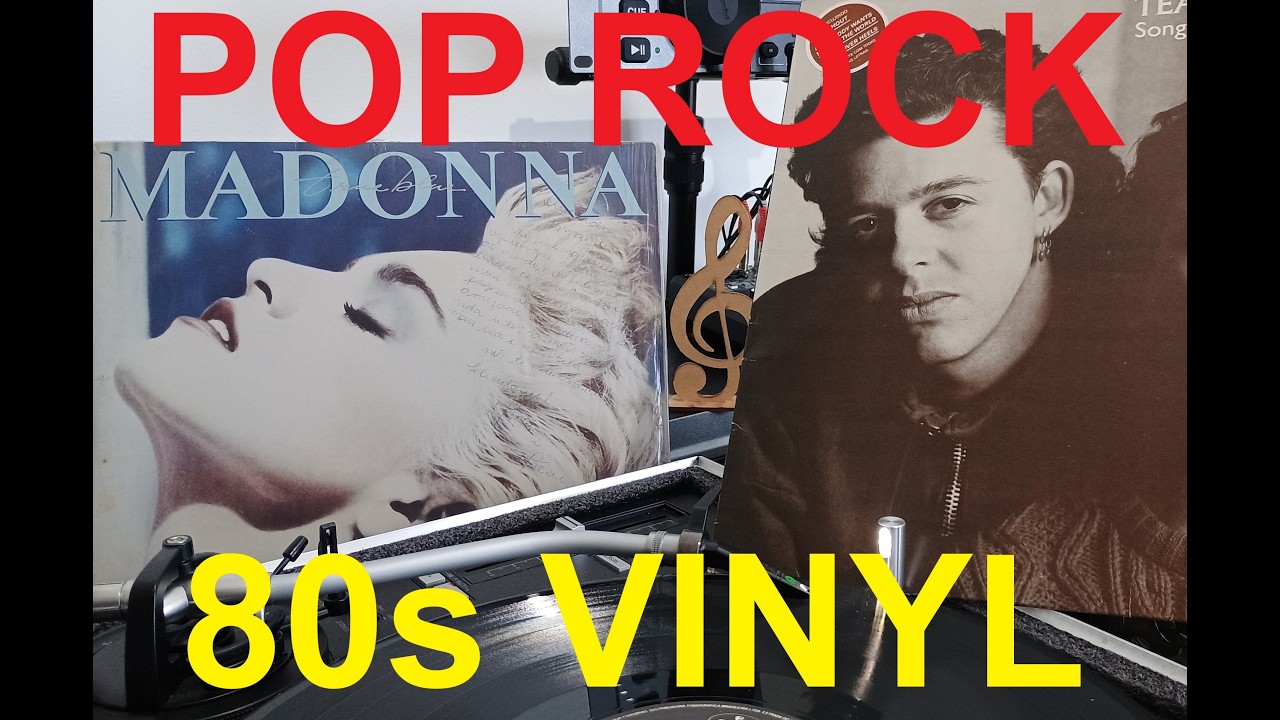 POP ROCK 80s VINYL DJ SELECTION  Tears for Fears;Madonna;;Pet Shop Boys;Eurythmics;;Simply R..