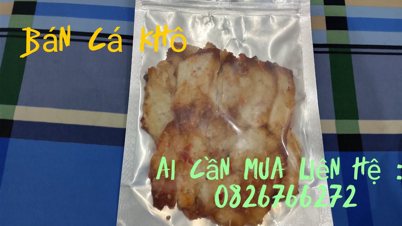 Bán cá khô 
