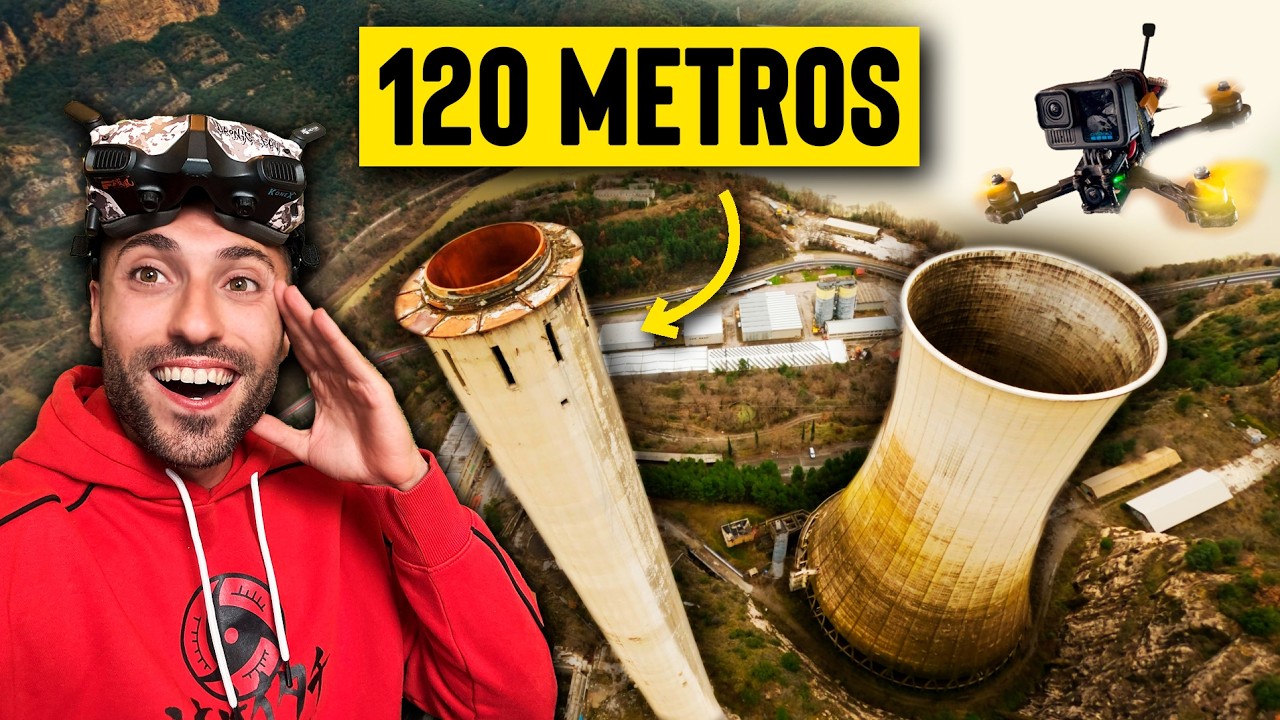 Así se ve volar un DRON FPV dentro de una CENTRAL ABANDONADA
