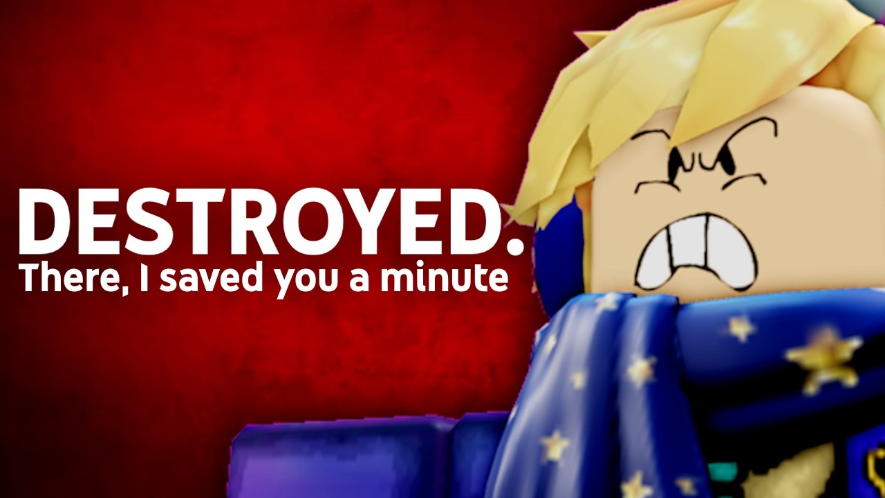 Сделка с плюшевыми игрушками Potemer от Roblox YouTube УНИЧТОЖЕНА | Вот, я сэкономил вам минутку