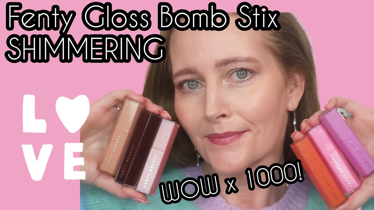 Fenty Gloss Bomb Stix High-Shine Gloss Stick &mdash; Shimmering - EVERY SHADE - my favourite review ever!!