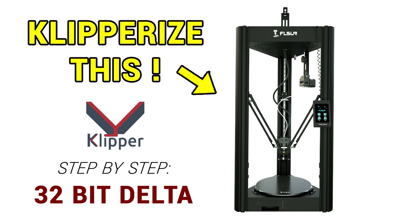 Как перейти на прошивку Klipper: 32-битная дельта пошагово