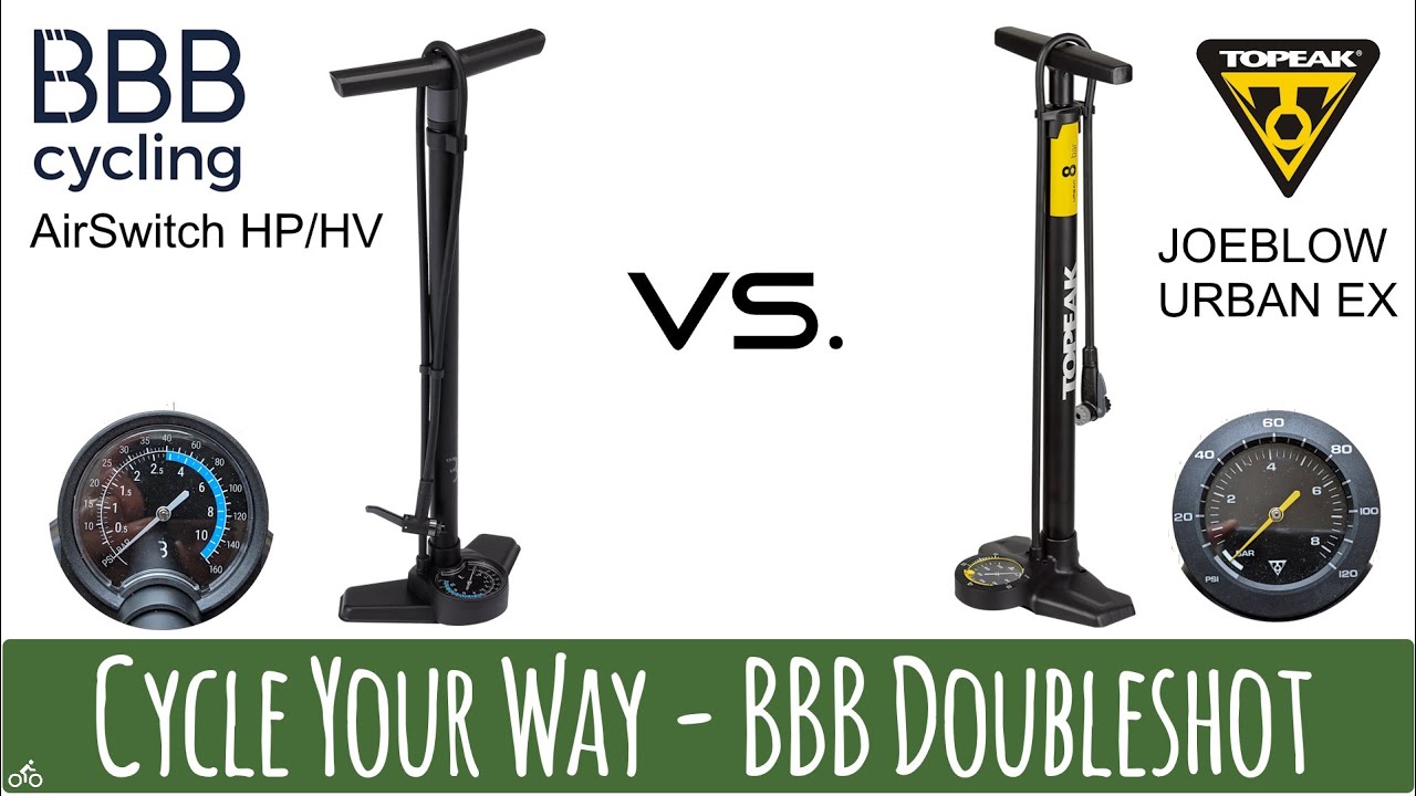 Standpumpen: Topeak Joeblow Urban EX vs. BBB Cycling AirSwitch HP/HV