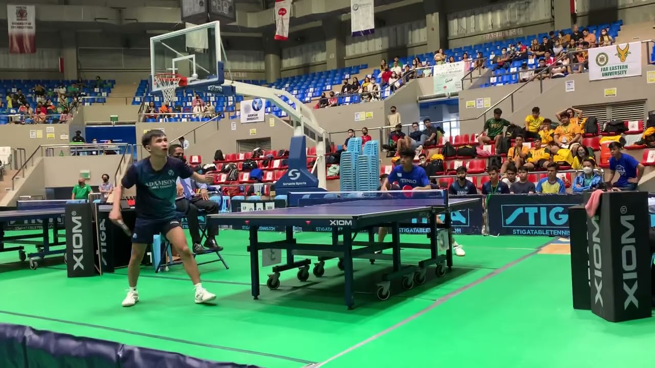 Mark parman Vs Warren Polido: UAAP S85 Table tennis eliminations