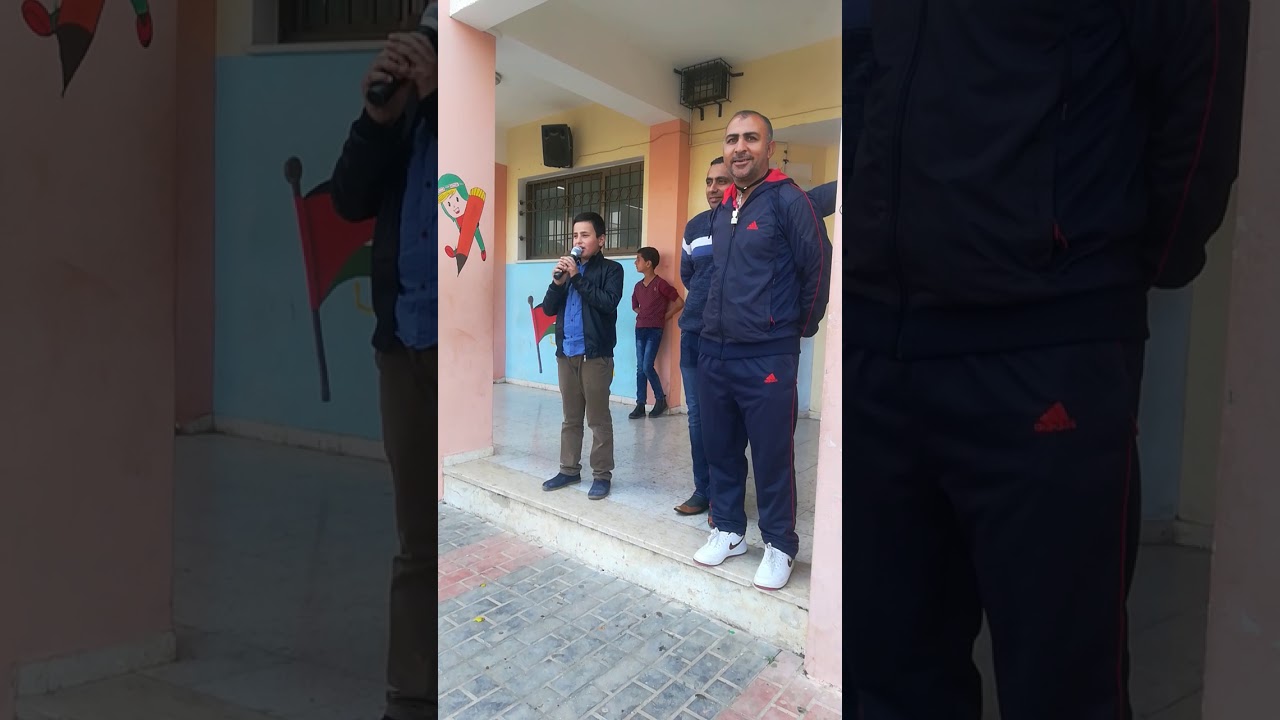 قيس دعاس و أغنية نادي الوحدات - مدرسة ذكور بديا الأساسية العليا