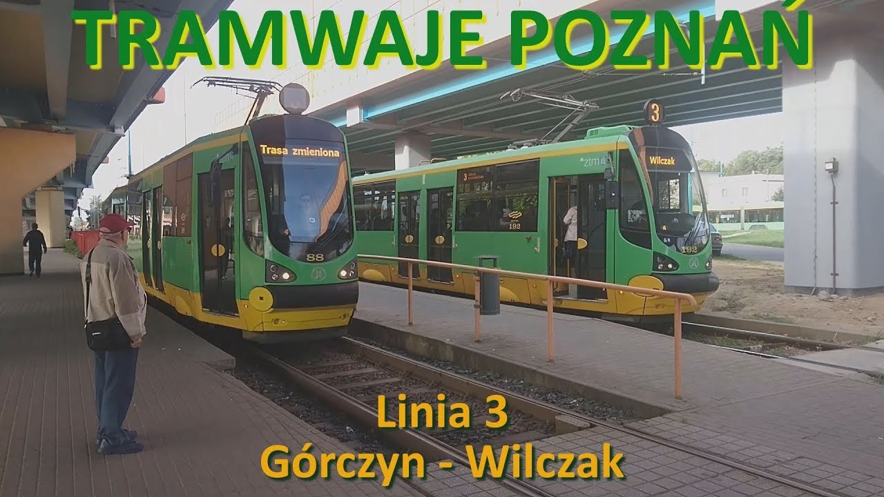 Tramwaje Poznań 2019 - CABVIEW. Linia 3 Górczyn - Wilczak.