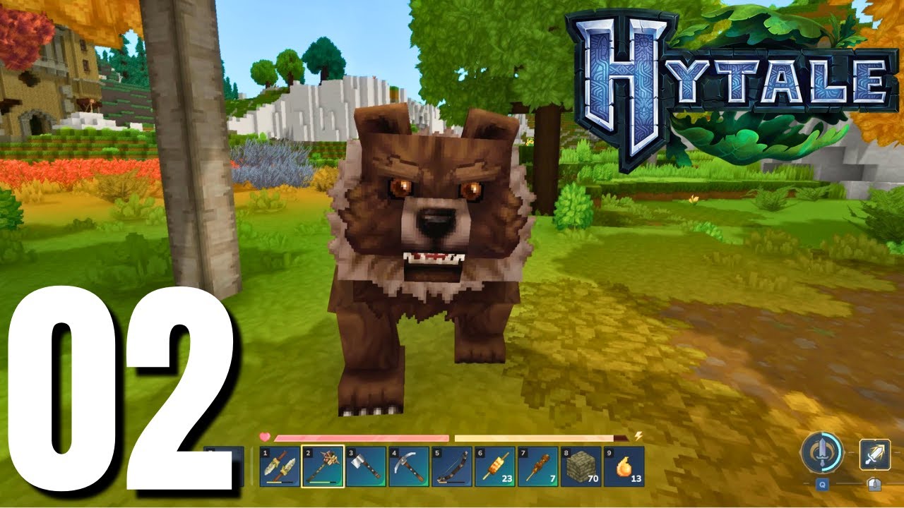 Hytale Gameplay Part 2 (No Commentary)