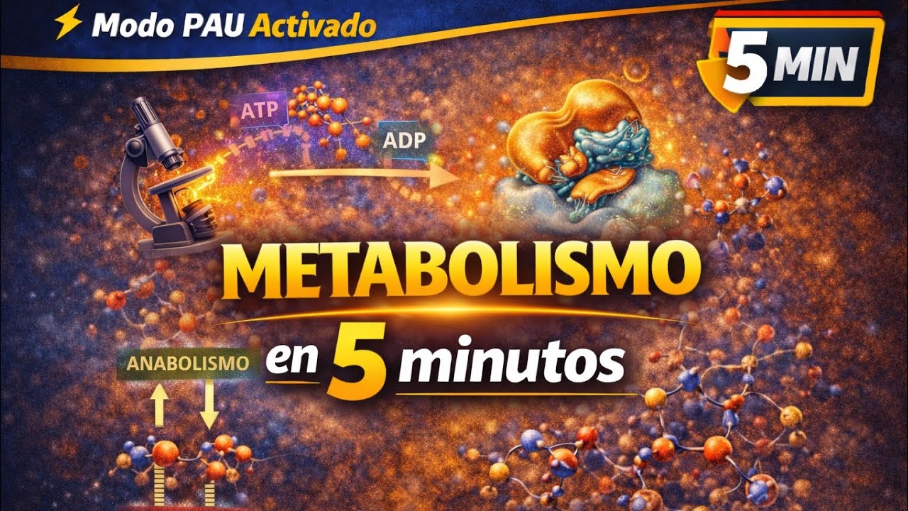 Modo PAU Activado: Metabolismo en 5 minutos | 2º Bachillerato · Biología
