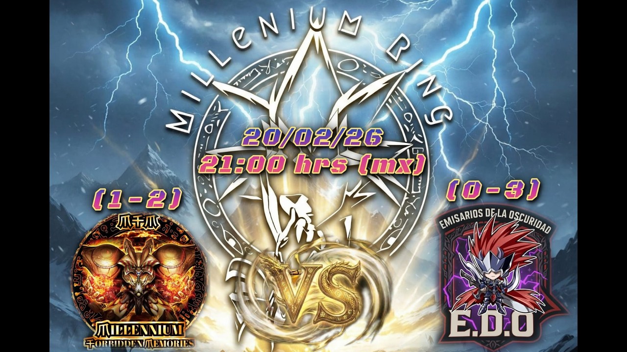 TORNEO MILLENIUM RING - RONDA 4- MFM VS EDO (COMPLETO)