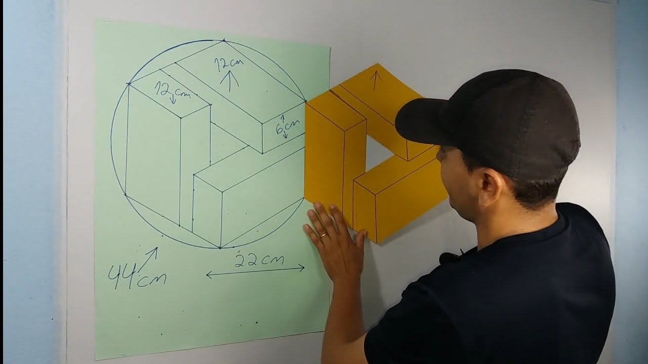 Pintura Decorativa  Efeito 3D, Passso a Passo Muito Fácil