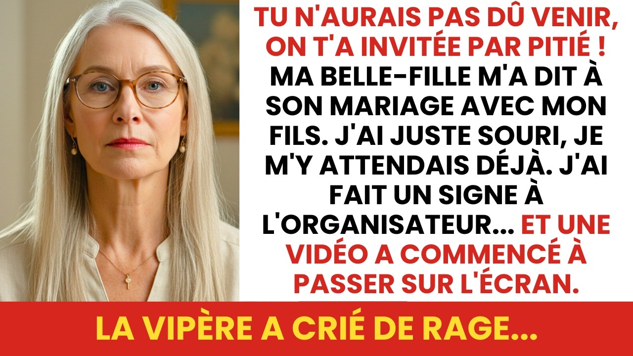Tu n'aurais pas dû venir, on t'a invitée par pitié !