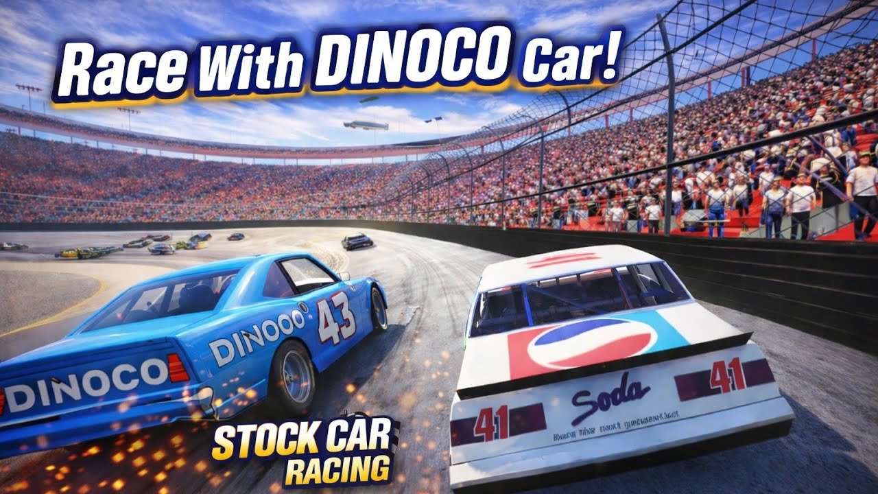 I Met the DINOCO Race Car in Race | Stock car racing | #stockcarracing 