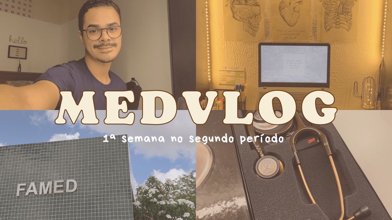 #MEDVLOG 1 | 1ª semana no segundo período, materiais, festa e estudos, medicina UFAL