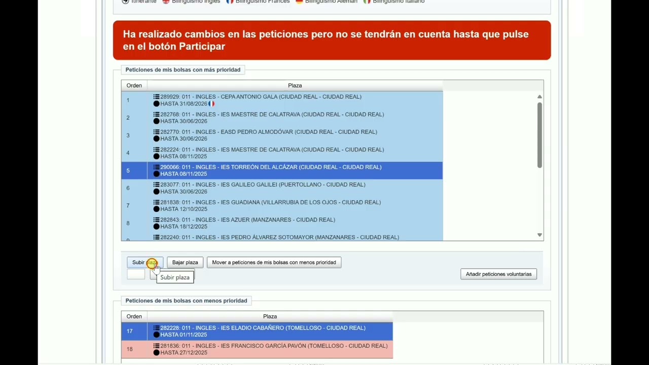 CÓMO HACER LA SOLICITUD PARA LAS ADJUDICACIONES A LA CARTA