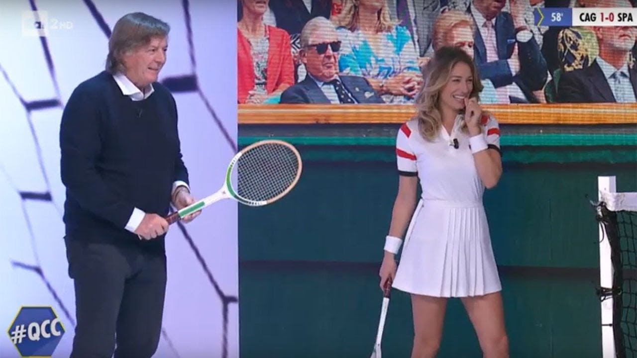 La lezione di tennis di Adriano Panatta - Quelli che il calcio 20/10/2019
