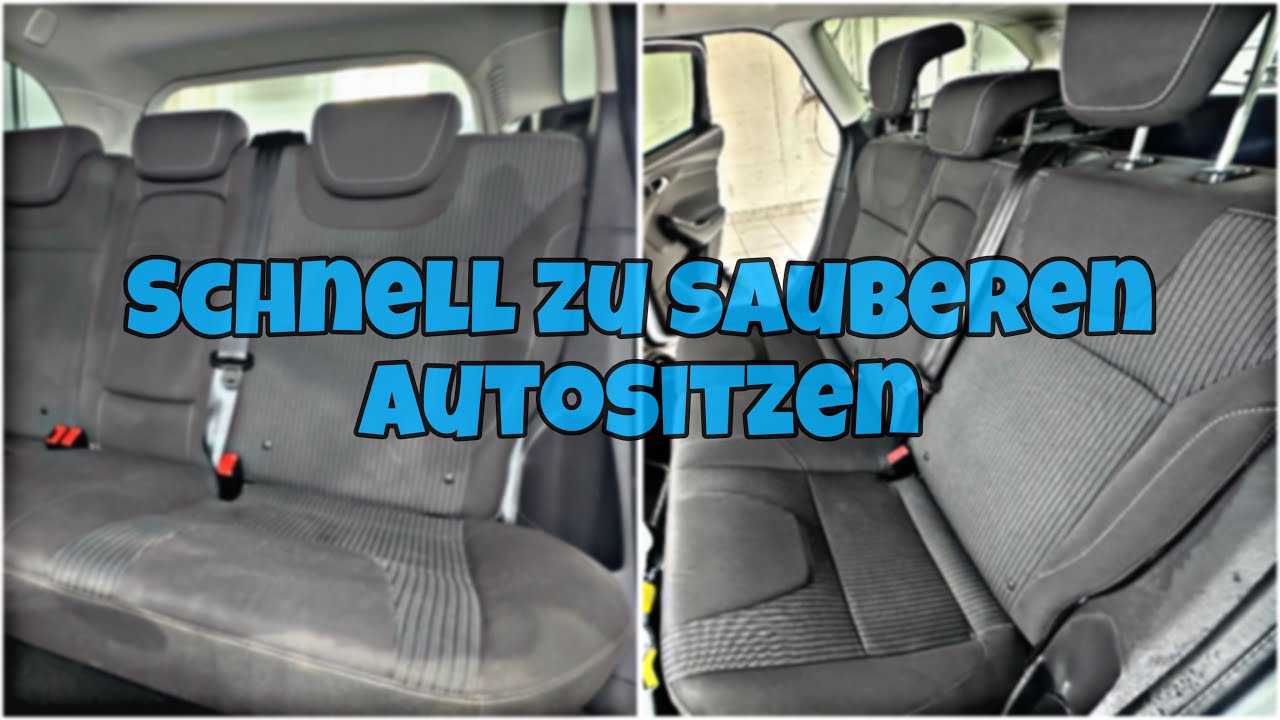 Polsterreinigung - Autositze reinigen *KEINE FLECKEN MEHR*