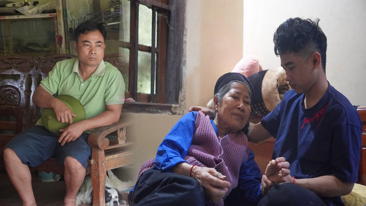 Uncle Chuc's mother is in critical condition - Manh came and helped the old lady escape from danger.