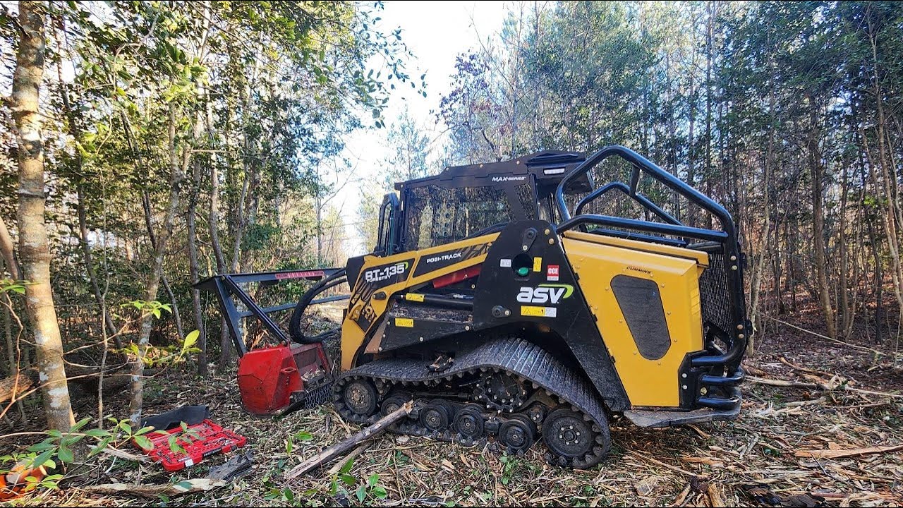 BROKE DOWN with the new ASV rt135 on the job!
