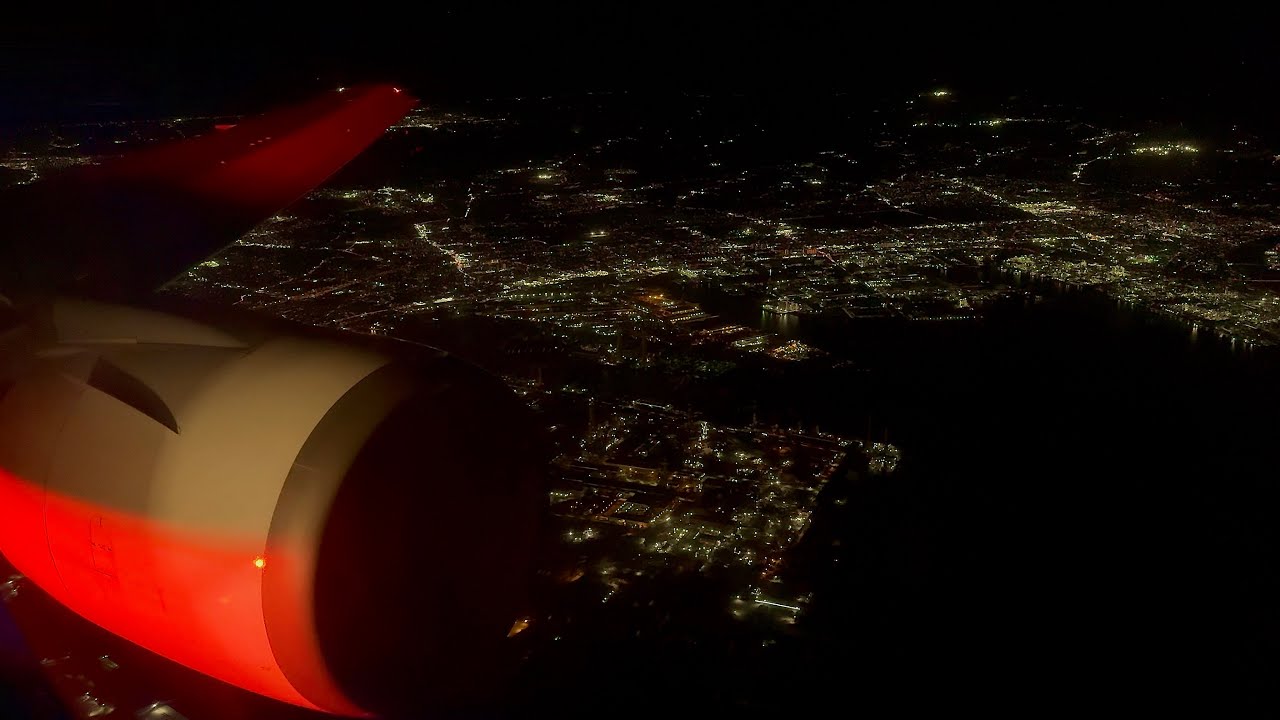 [4K] – Overnight Tokyo Haneda Landing – Japan Airlines – Boeing 767-300/ER – HND – JA615J – SCS 1482