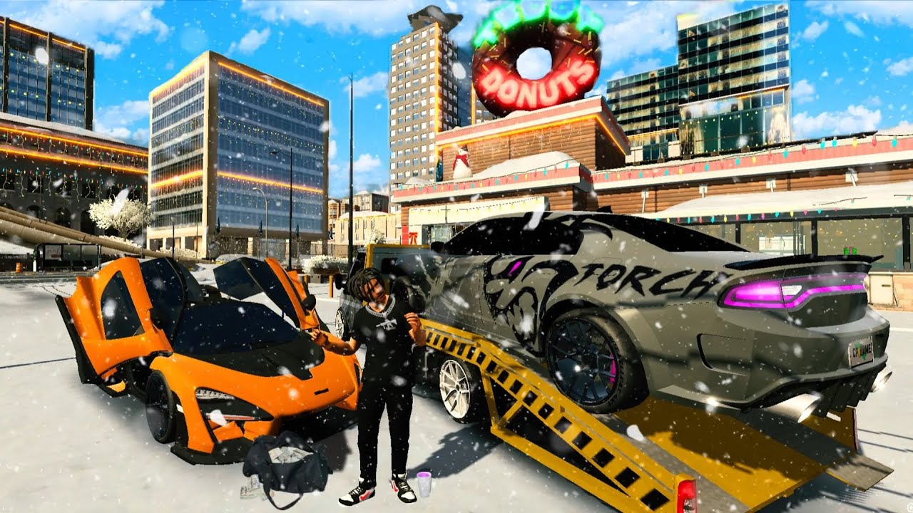 Обмениваю свой McLaren на Striper Torch Hellcat 🔥! Многопользовательская ролевая игра на парковке...
