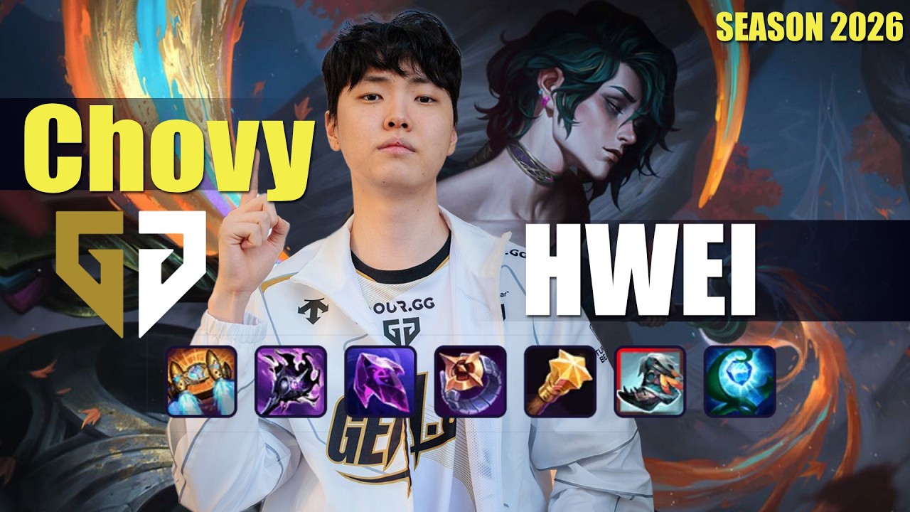 GEN Chovy HWEI vs ANIVIA Mid - Patch 26.14 KR Ranked | lolrec