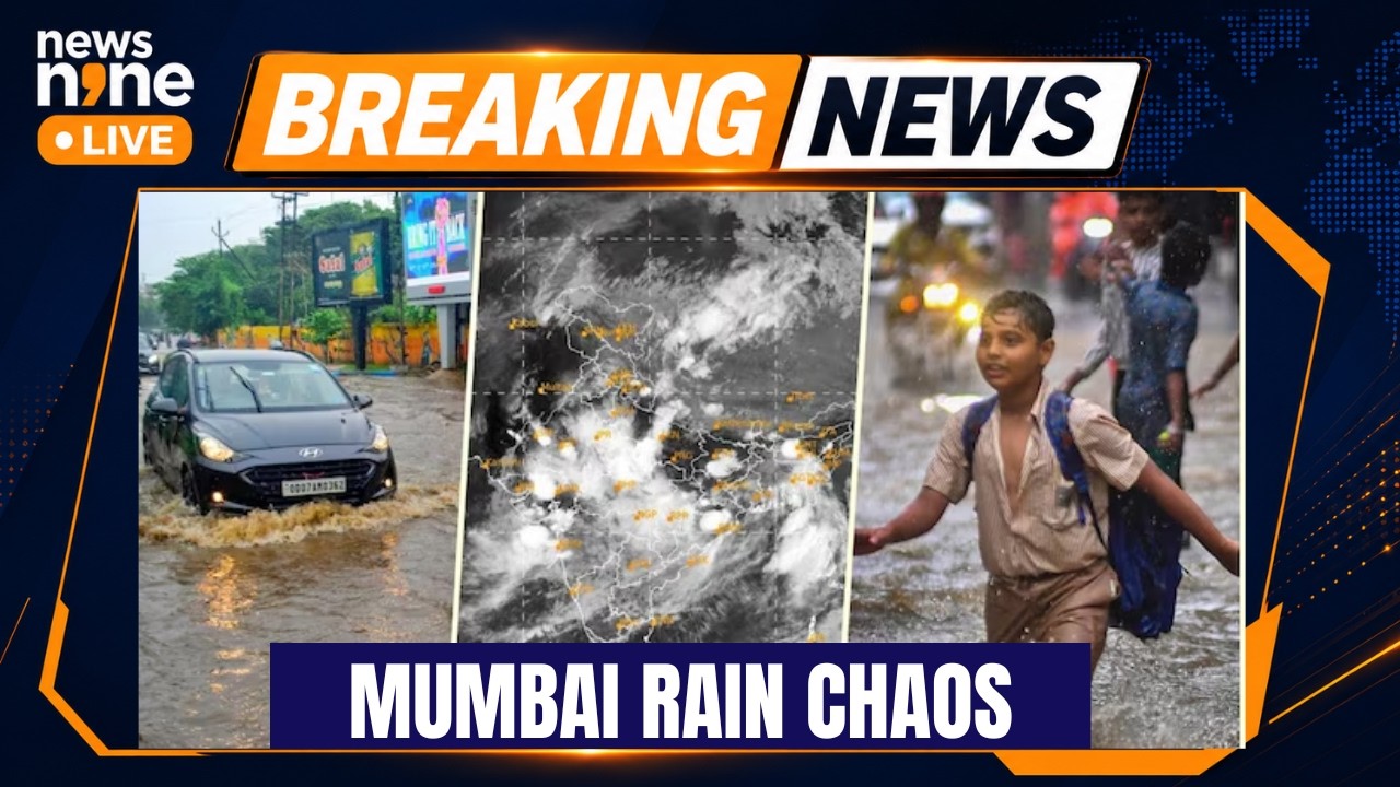 Mumbai Heavy Rain LIVE Updates: Red Alert Across Maharashtra | News9 #mumbairains