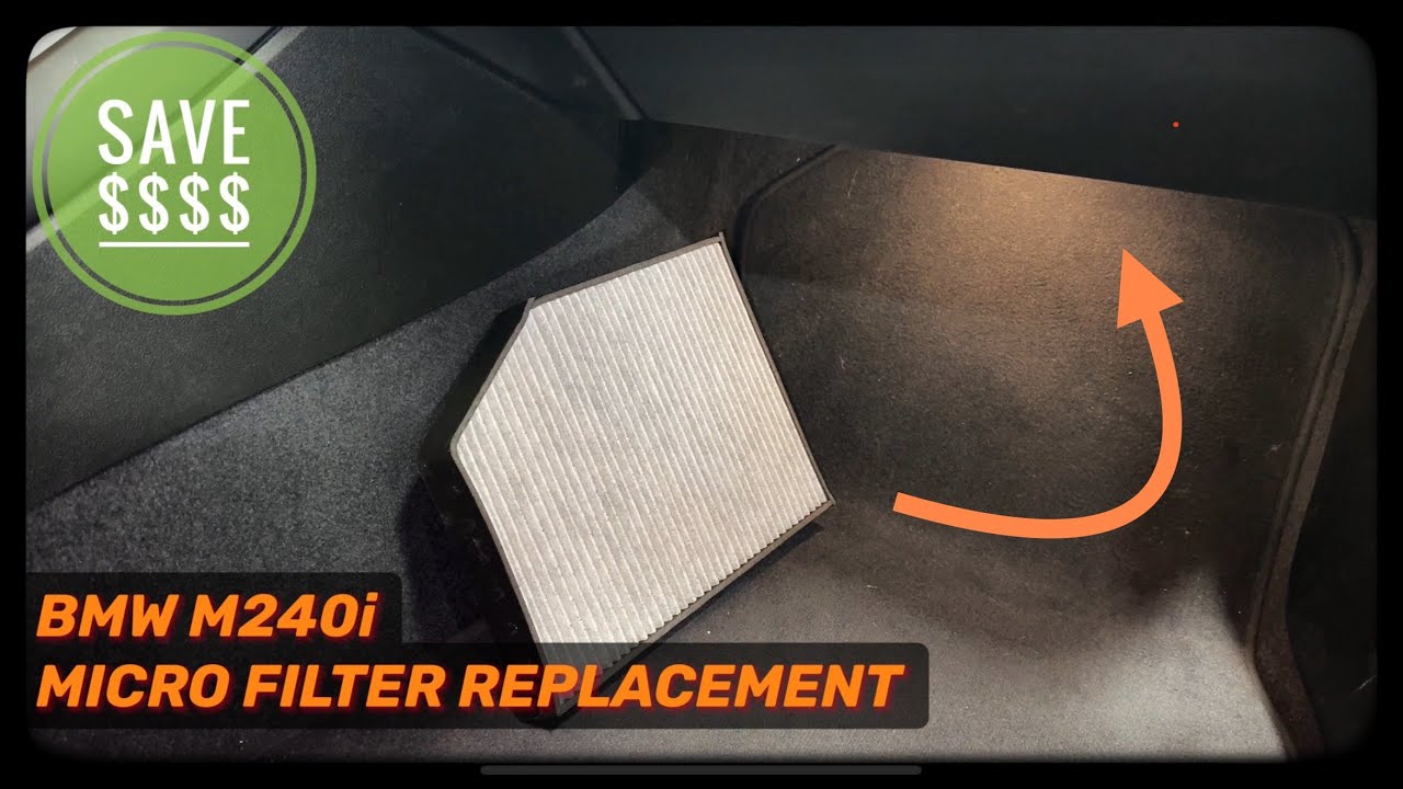BMW M240i B58 How To Replace Cabin Air Filter 2022 - 2025