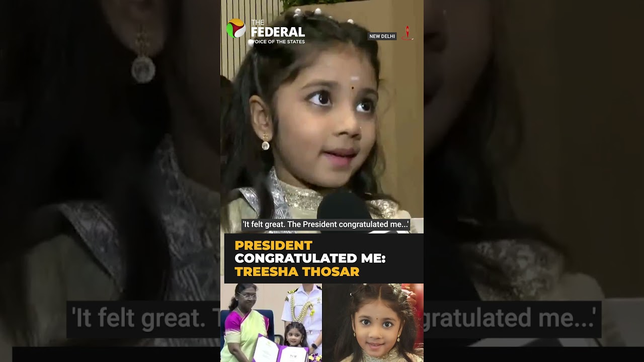 Child artiste Treesha Thosar shares her excitement on winning National Film award | #shorts