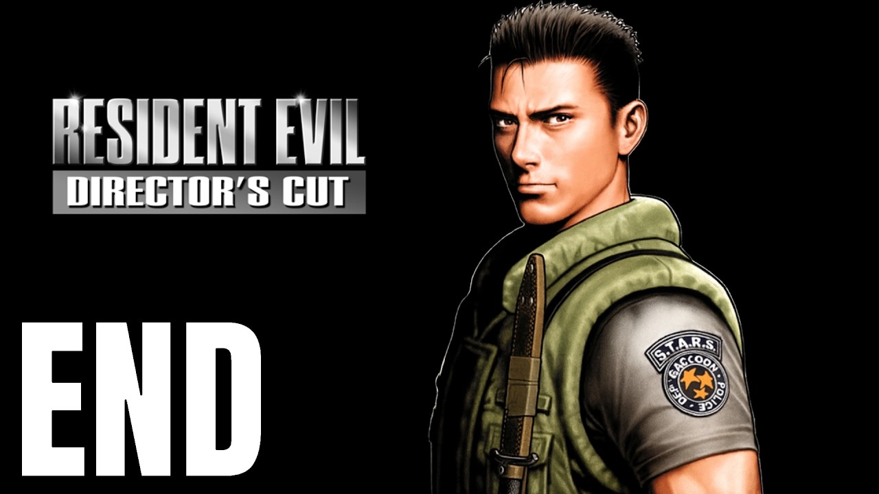 Resident Evil: Director's Cut - Chris Redfield - Gameplay Part 8 (Ending)