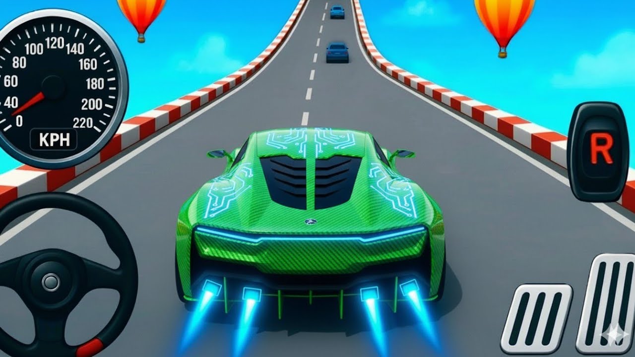 Mega Ramp Monster Car Racing 3D – Insane Impossible Stunts Challenge Android Gameplay 2026 🚗🔥🎮