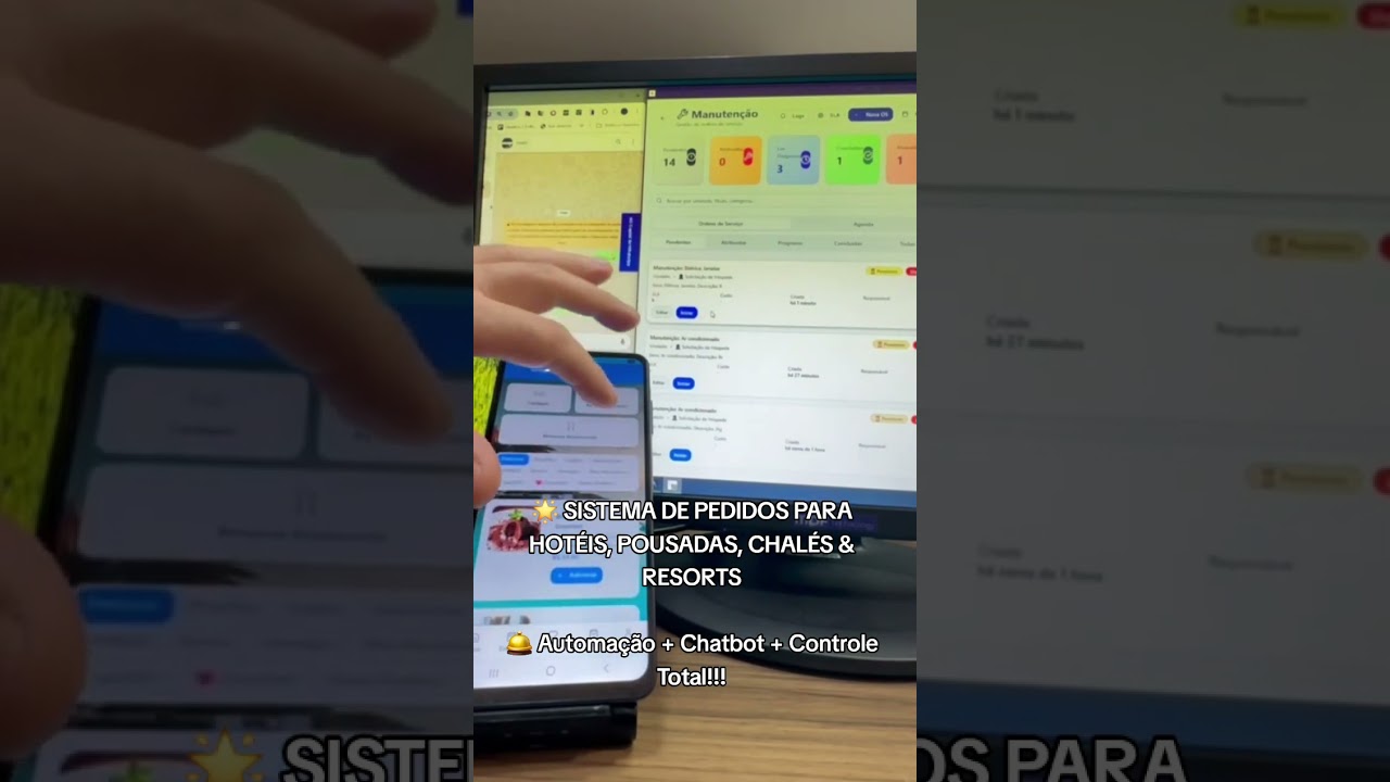 🌟 SISTEMA DE PEDIDOS PARA HOTÉIS, POUSADAS, CHALÉS & RESORTS