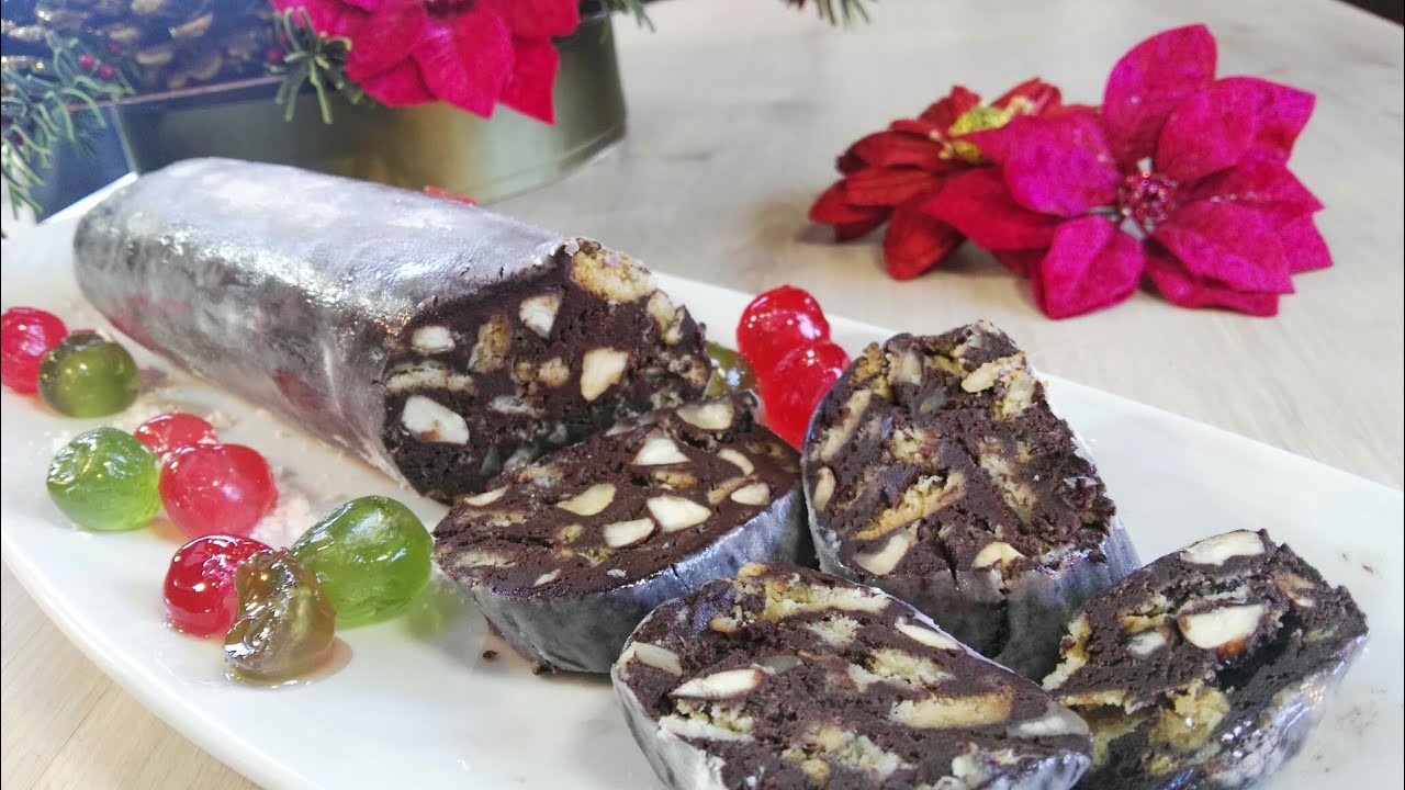 Salame di cioccolato 🎄✨//• Senza burro e senza uova•//