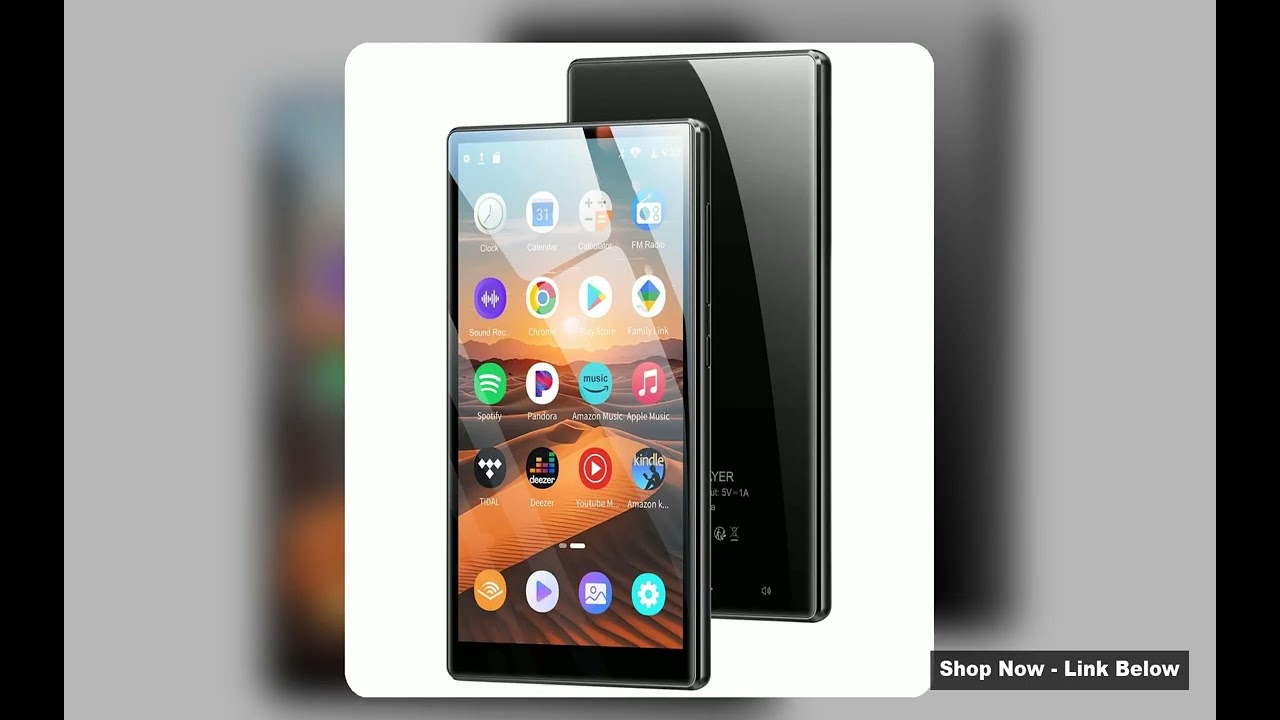 1080P Android 130 47inch 96GB 64GB32GB MP3MP4 player with Bluetooth and WiFi up to 1TB