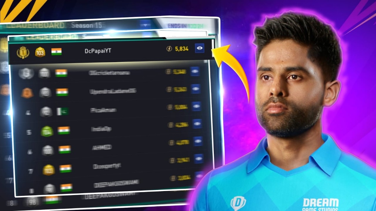 Dream Cricket 25 Rank Push Live 🔥 |
