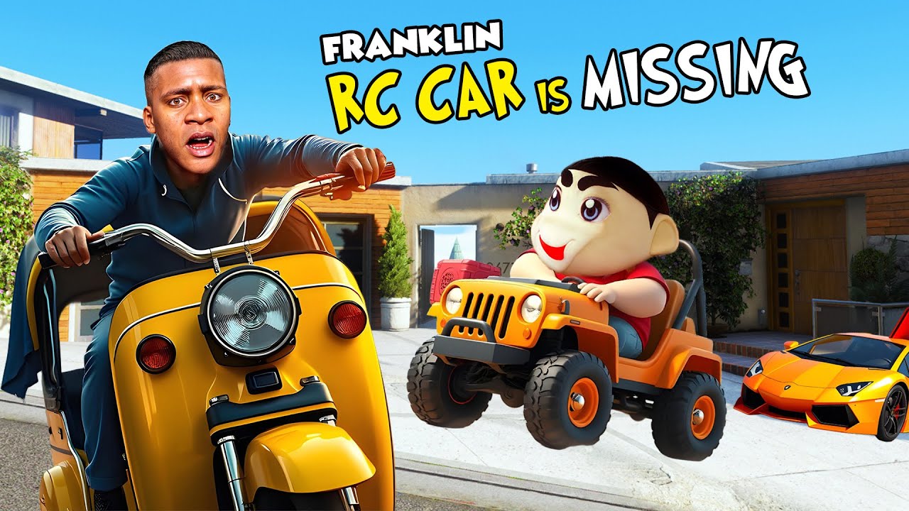 Franklin & Shinchan’s RC Car Stolen?! Epic Chase & Racing Battle in GTA 5!