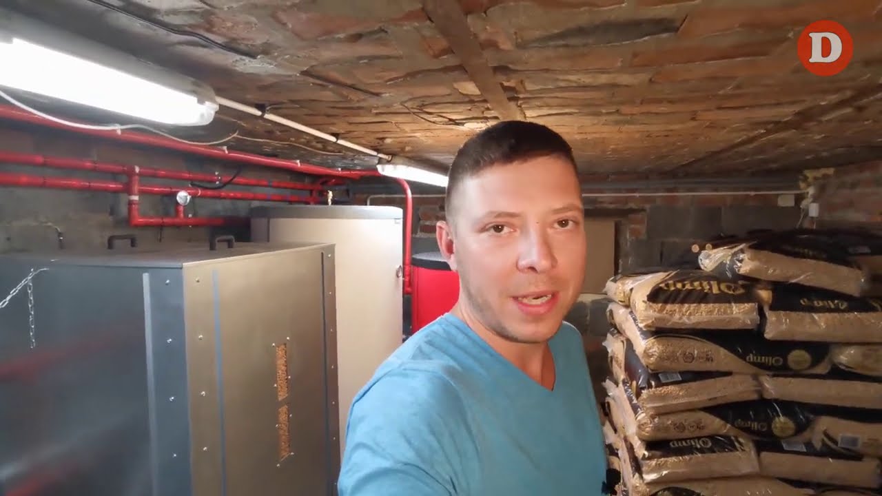 Kocioł Kostrzewa EEI z buforem 500L ile PALI pelletu na rok  - odc 41  Instalacje CO i CWU